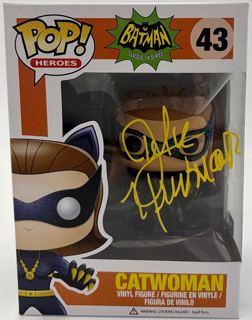 Julie Newmar Signed Funko Pop #43 Catwoman (Batman) - Celebrity Authentics COA